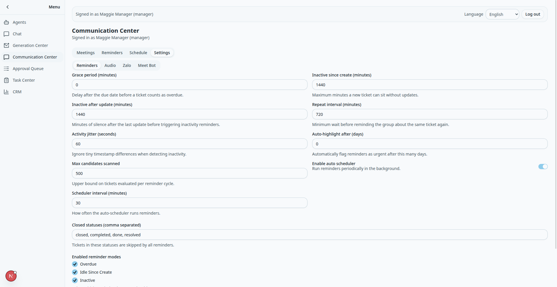 TMA Solutions Customizing Communication Center Settings for Optimal Workflow